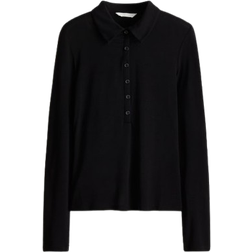 H&M Jersey Polo Shirt - Black