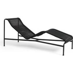 Hay Palissade Cord Chaise Longue Anthracite