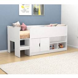 Happy Beds Kudl Mid Sleeper 3ft White