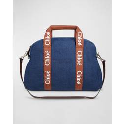 Chloe Denim Blue Baby Changing Bag 1 Size