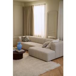 Ellos Corvetta 4-Personers Med Chaiselong Hvid Sofa