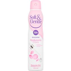 Soft & Gentle Rosewater Dew Hyaluronic Care 72H Anti-Perspirant Deodorant Spray 250Ml