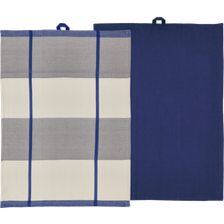 Södahl Blocks 2 Stk Royal Farve 50x70 cm Viskestykke Blå (70x50cm)