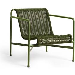 Hay Palissade Cord Low Olive Lounge Chair