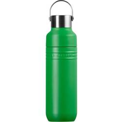 Le Creuset On The Go Termoflaska 500ml Bamboo Green Glas Grön Vattenflaska 0.5L