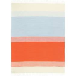 Marimekko Hennika Plaid 120x180 cm Orange/Light Blankets Orange, Blue, White (180x120cm)