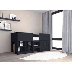SECONIQUE Orlando Low Sleeper Bed Dark Grey