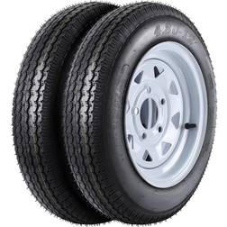 Garvee 2x 4.80-12 QD712/S with 5 Lug on 4.5"