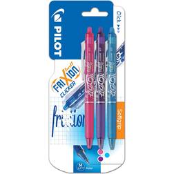 Pilot FriXion Ball Clicker Softgrip 0.7mm 3-pack