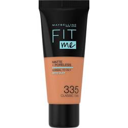 Maybelline Fit Me Matte &amp; Poreless Foundation 335 Classic Tan 30 ml