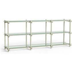 Hay Woody 2.0 Low Smokey Grey Beech Hyllsystem