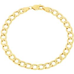 Nuragold Cuban Curb Link Chain Bracelet - Gold