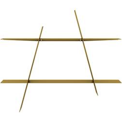 Andersen A-Shelf L Brass Wall Shelf