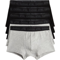 H&M Trunks 5-pack - Black/Grey Melange (0767123116)