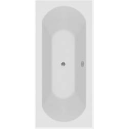 Dirty Pro Tools Modern Bathroom Single & Double Ended Straight Bath Gloss White Acrylic Bathtub 1700mm