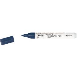Kreul Glass & Porcelain Pen Chalk 2-4mm Marinblå