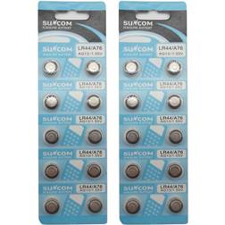 Suncom AG13 LR44 Compatible 20-pack