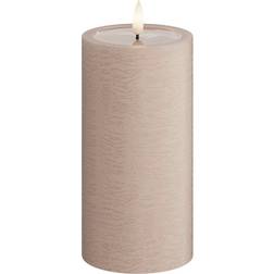 Deluxe Homeart Unique LED Blockljus Rosa 7.5x15 cm LED-ljus