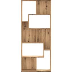vidaXL 856015 Egetræ Bogreol 161cm
