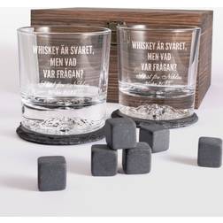 Rofa Design 2-Pack Whiskeyset Med Gravyr Whiskyglas 30cl 2st