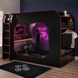 Recoil Boss Pod Small Double Gaming High Sleeper Bed