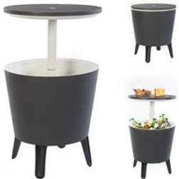 Keter Cool 30L Anthracite White Outdoor Bar Table