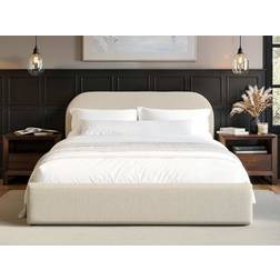 Flair Alba Cream Boucle Ottoman Frame Bed