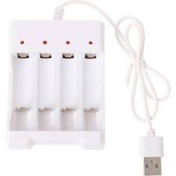 Smart USB Battery Charger 4 Slots
