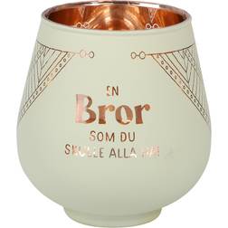 Lantern White/Copper Värmeljuslykta 10cm