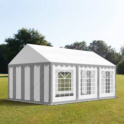 Toolport 3x6m Partytält PVC 700 Grå-Vit