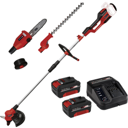 Einhell GE-LM 36/4in1 Multiklippersæt 2 Stk 3,0Ah Batteri Og Lader