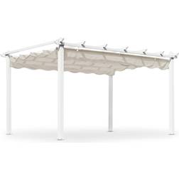 Hillerstorp Skanör Pergola 400 x 300 cm Vit/Sand