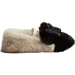 H&M Girl's Fluffy Slippers - Cream/Minnie Mouse