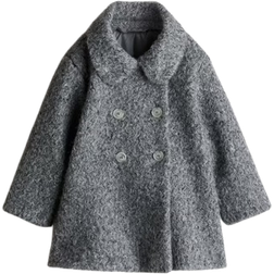 H&M Fluffy Coat - Grey