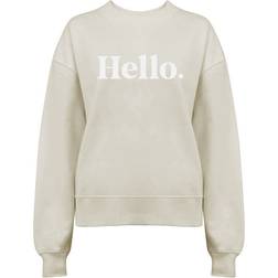 Lovely Text Kind Regards Hello Shirt - Beige