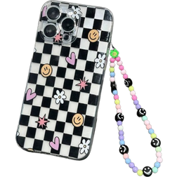 Shein Face Painted Shockproof Phone Case With Wristlet for Apple/Samsung