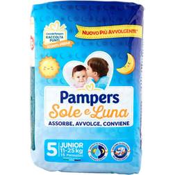 Pampers Sol & Månen Junior Blöja Storlek 5 11-25kg 15 stycken