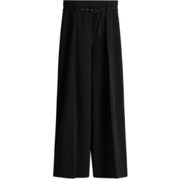 H&M Wide Belted Pant - Black