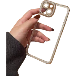 Shein Rhinestone Decor Clear Phone Case for iPhone