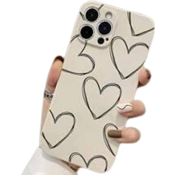 Shein Heart Shaped Shockproof Phone Case for iPhone