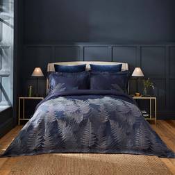 Dorma Winter Fern Duvet Cover Blue (260x220cm)