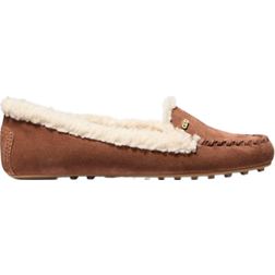 Michael Kors Eve Suede & Faux Shearling - Luggage
