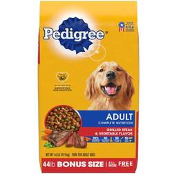 Pedigree Grilled Steak & Vegetable Flavor Kibble Adult Dog Food 20kg