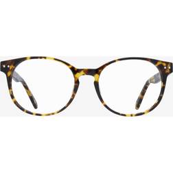Scout Light Tortoise Round Acetate Eyeglasses Full Rim Dark Tortoise Large