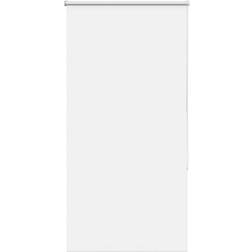 vidaXL Rullgardin Mörkläggning Vit 75x130 cm Tyg Bredd 70,7 cm
