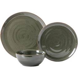 George Home Green Reactive Glaze Dinner Set