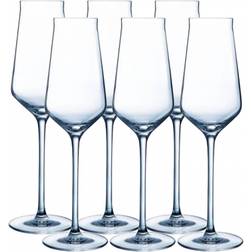 Chef & Sommelier RevealUp 210ml without Filling Mark 6 Glasses Champagne Glass 6pcs