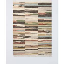 John Lewis Abstract Stripe Wool Rich Rug 240 x 70 cm