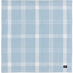 Lexington Checked Recycled Cotton Oxford Napkin Blue/White Stofserviet Blå, Hvid (50x50cm)