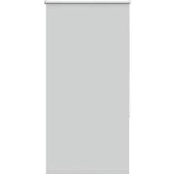 vidaXL Rullgardin Mörkläggning Ljusgrå 90x130 cm Tyg Bredd 85,7 cm